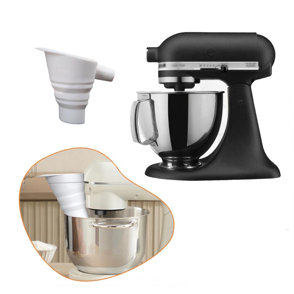 Kitchen Aid Baking Mixer - Funil de Silicone Durável para Cozinha,