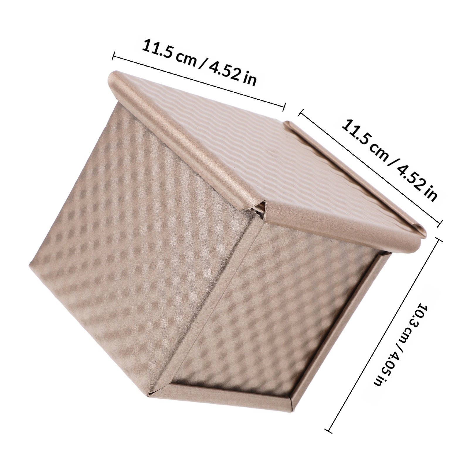 Forma de Pão Mini Pullman Anti - Kitchen Baking Pan avaliação e preço