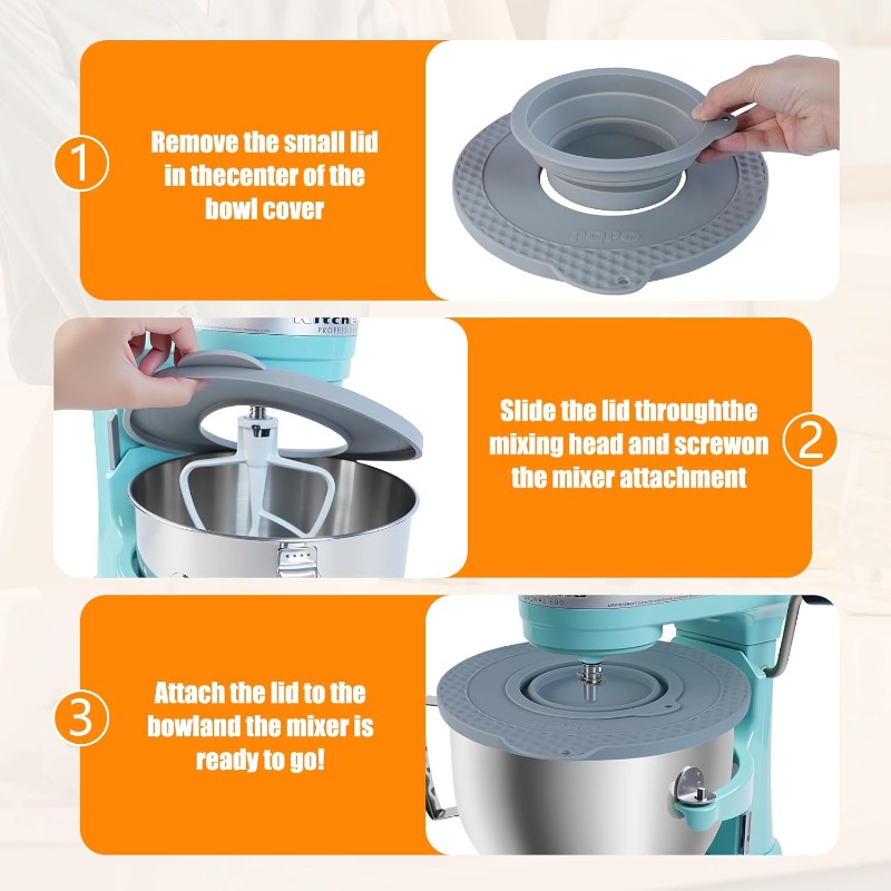 Tampa de Silicone para Batedei - Kitchen Aid Baking Mixer avaliação e preço