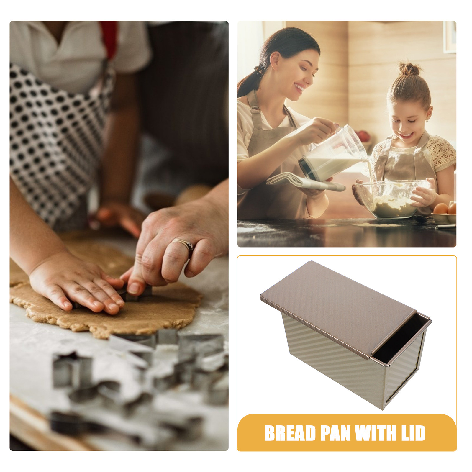 Forma de Metal para Assar Pão, - Kitchen Baking Pan avaliação e preço