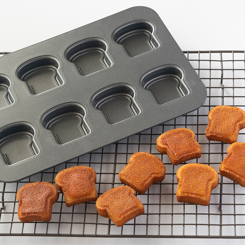 8 cavidade torrada pão padrão  - Kitchen Baking Pan avaliação e preço