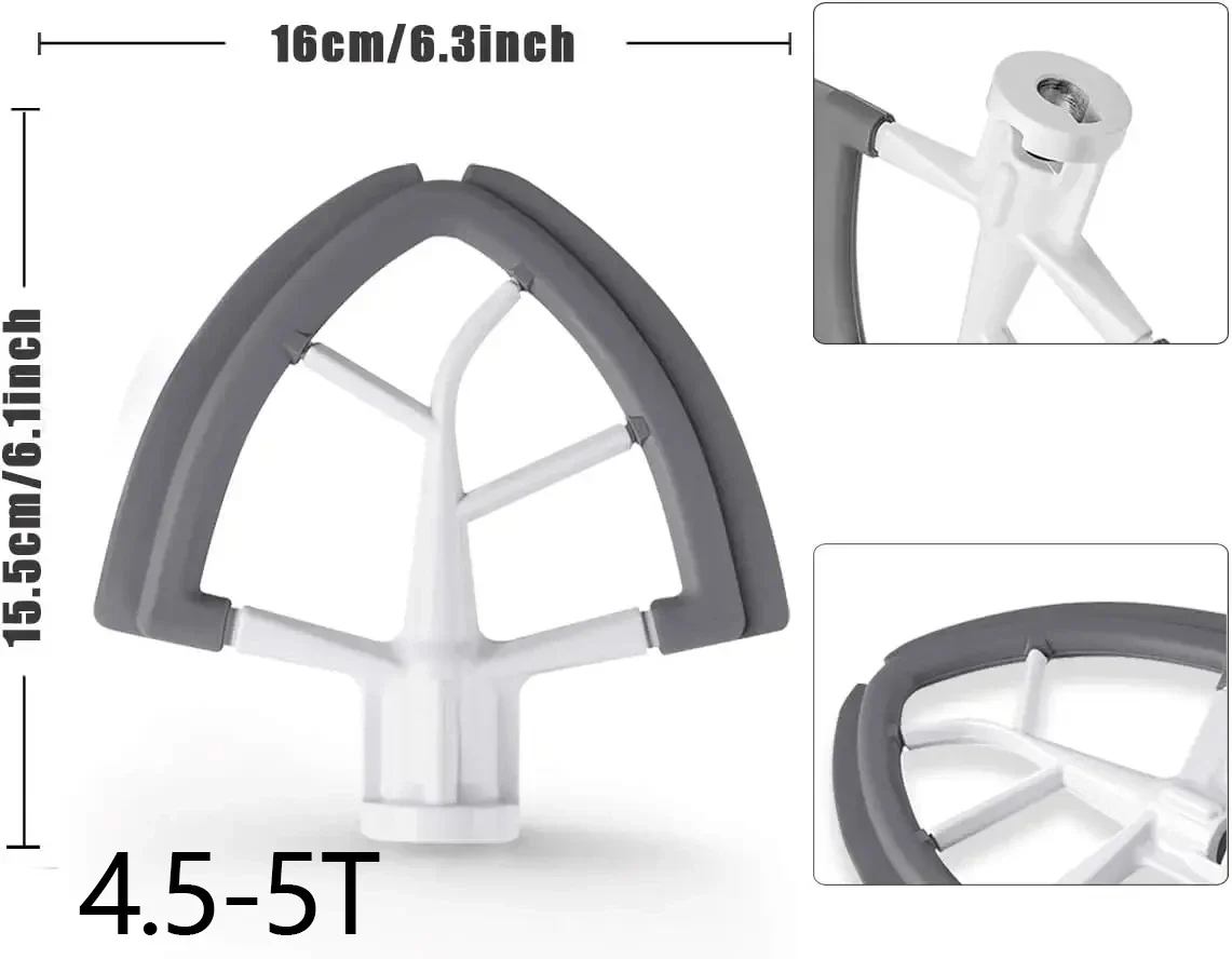 Acessórios de silicone de 4,5  - Kitchen Aid Baking Mixer avaliação e preço