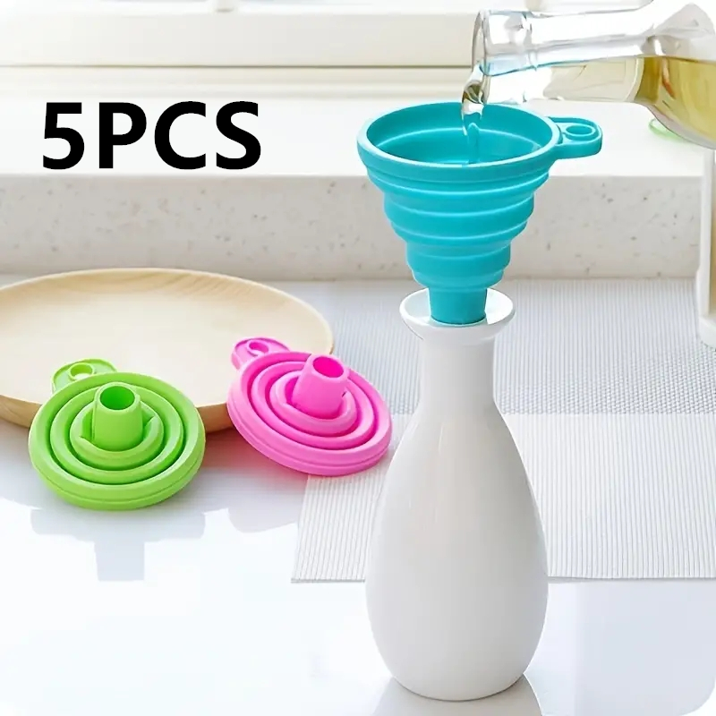 Funil dobrável de silicone mul - Miniature Baking Kitchen avaliação e preço