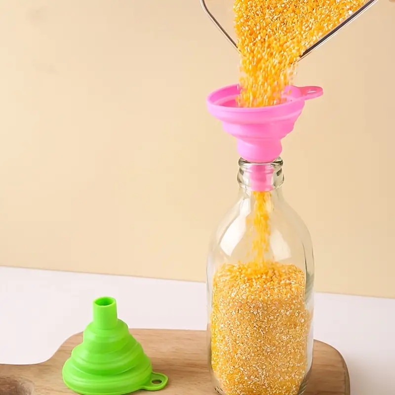 Funil dobrável de silicone mul - Miniature Baking Kitchen avaliação e preço