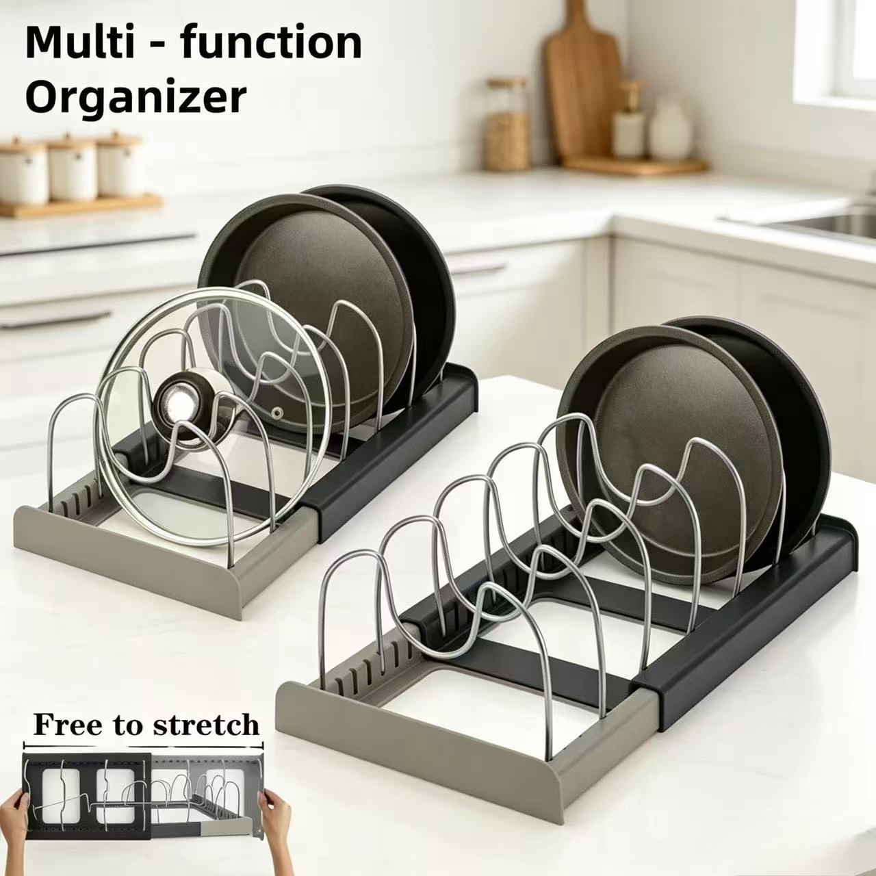 Suporte Telescópico para Panel - Kitchen Baking Pan Organizer avaliação e preço