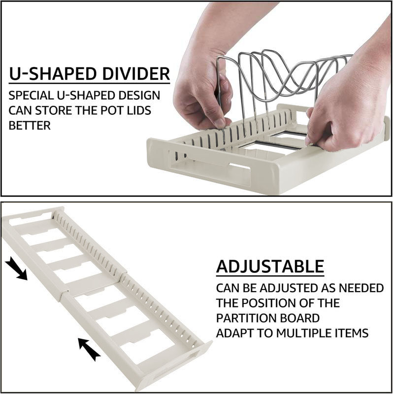 Organizador Expansível para Pa - Kitchen Baking Pan Organizer avaliação e preço