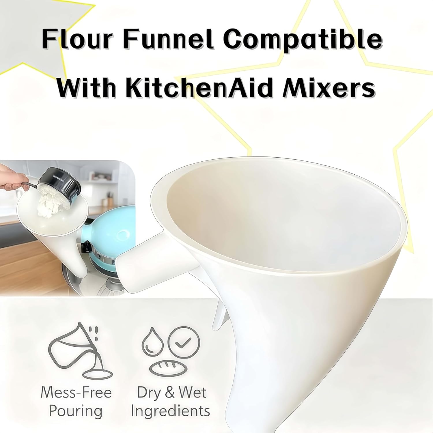 Misturador de Farinha para Bat - Kitchen Aid Baking Mixer avaliação e preço