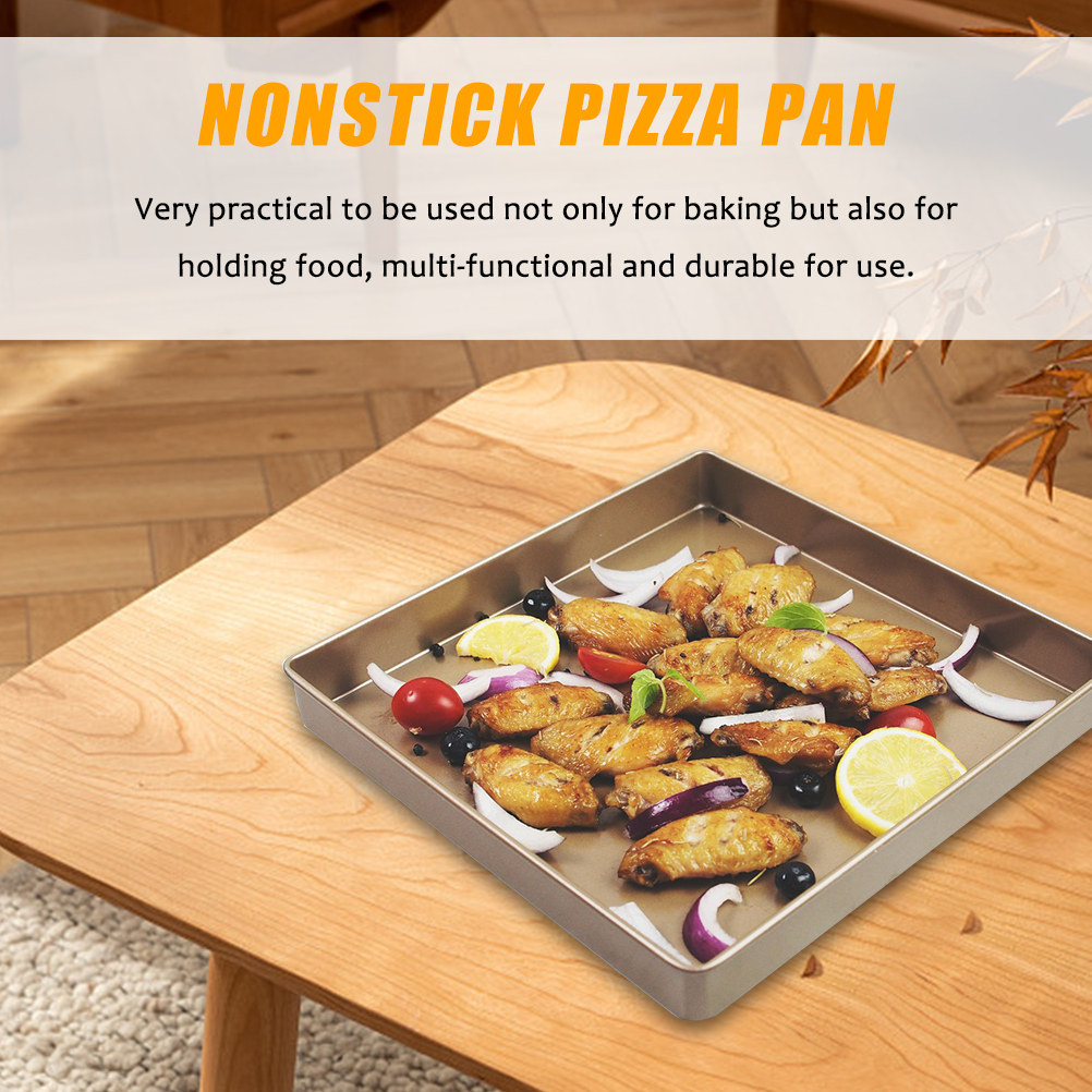 Assadeira Quadrada para Pizza  - Kitchen Baking Pan avaliação e preço