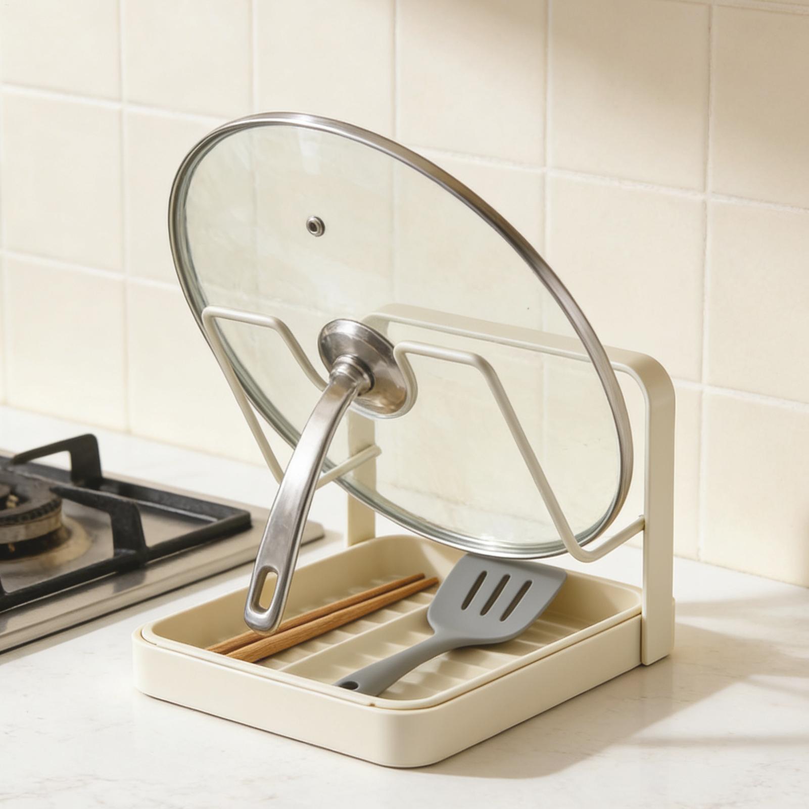Organizador de tampa de pote a - Kitchen Baking Pan Organizer avaliação e preço