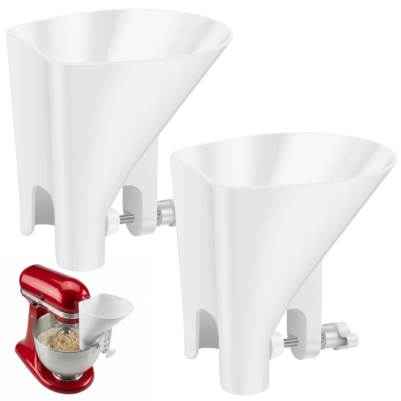 Funil de Farinha Antiderramame - Kitchen Aid Baking Mixer avaliação e preço