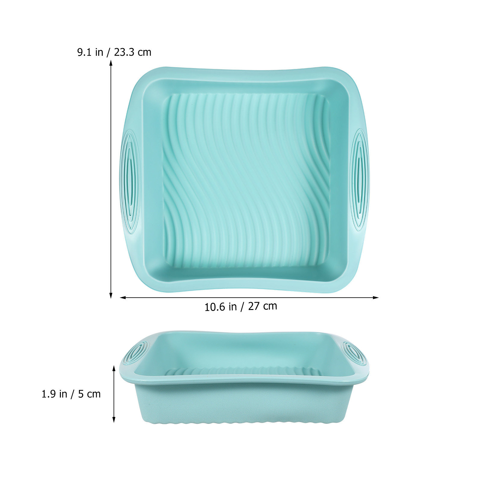 Forma de Silicone Quadrada par - Kitchen Baking Pan avaliação e preço