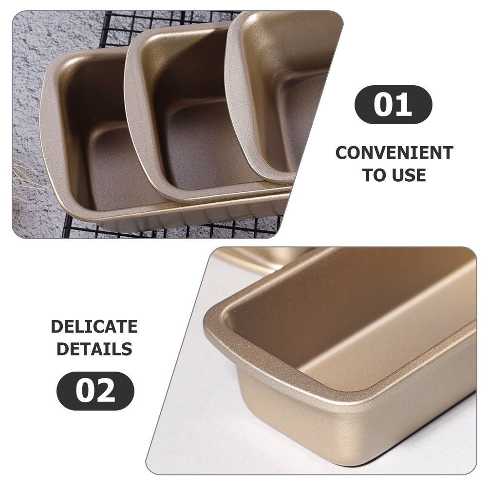 3 Formas Retangulares para Pão - Kitchen Baking Pan avaliação e preço
