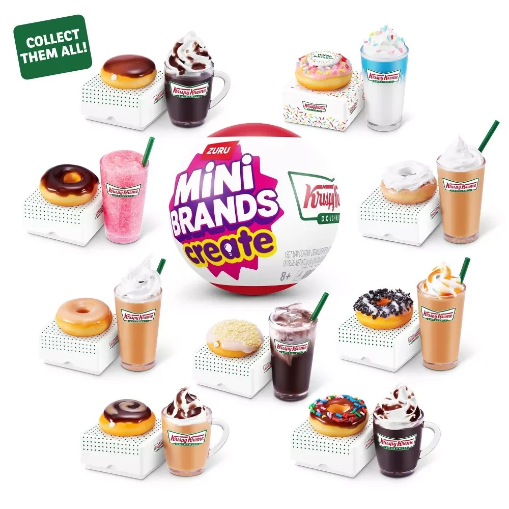 Zuru mini marcas krispy kreme  - Miniature Baking Kitchen avaliação e preço