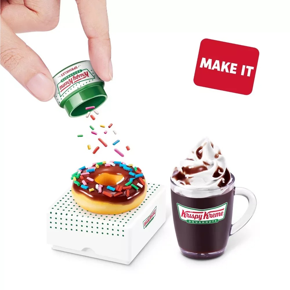 Zuru mini marcas krispy kreme  - Miniature Baking Kitchen avaliação e preço