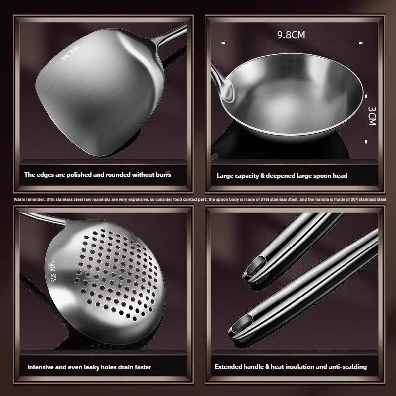 Espátula de aço inoxidável par - Offset Spatula Set avaliação e preço