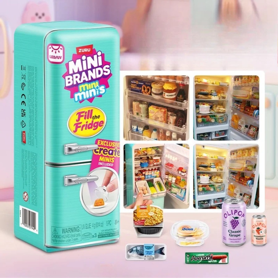 ZURU 5 Surprise Mini Fridge Ba - Miniature Baking Kitchen avaliação e preço