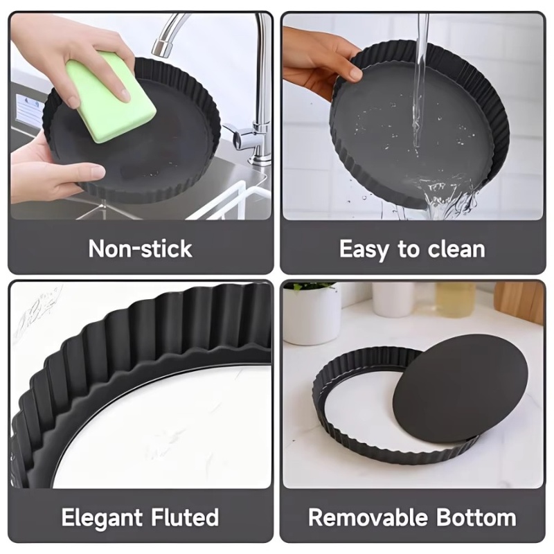 Forma de Tarte Removível com F - Kitchen Baking Pan avaliação e preço